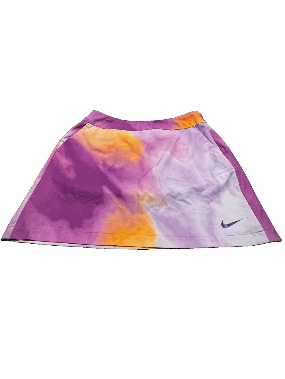 Nike Golf Womens Skirt Size 6 Purple Orange Tie Dye Tour Performance